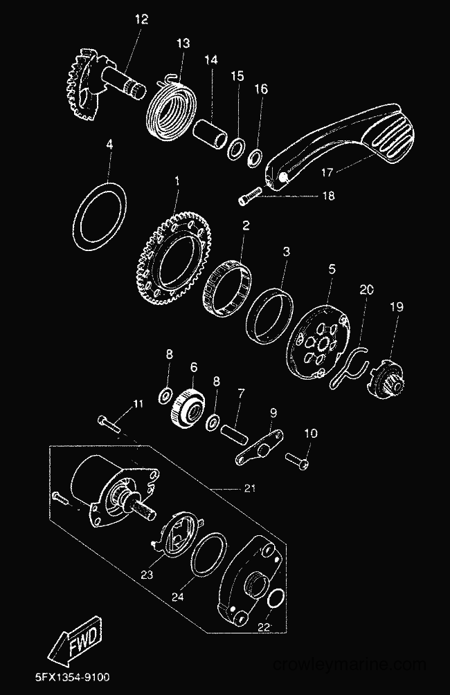 Yamaha Motors CW50RS (5FXE) [010] - STARTER