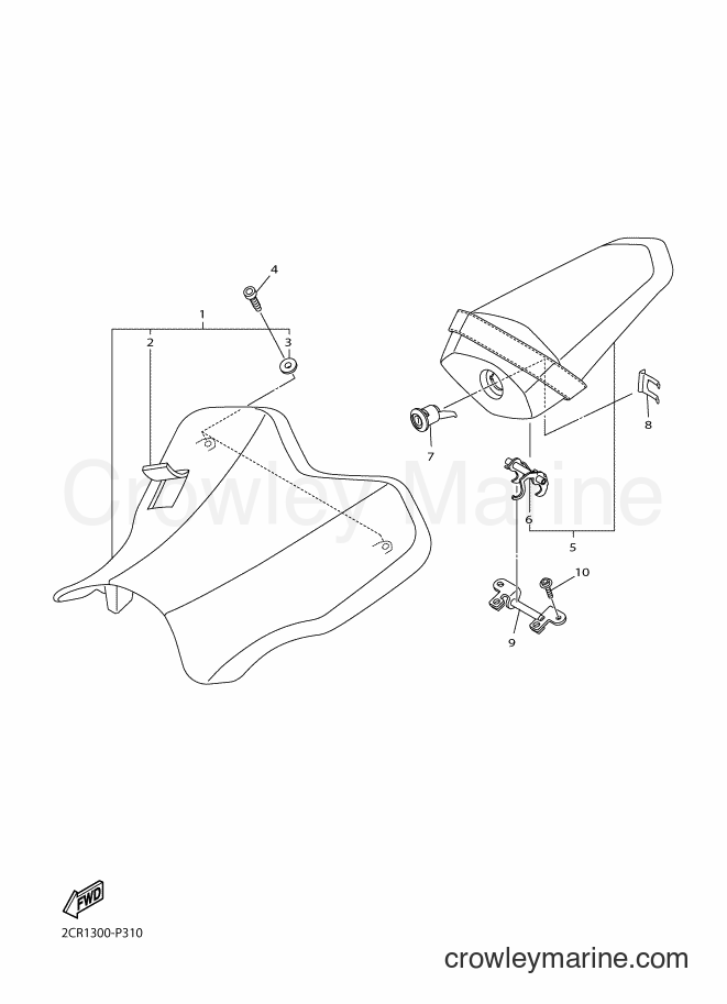 Yamaha Motors YZF-R1 (2CR4) [010] - SEAT