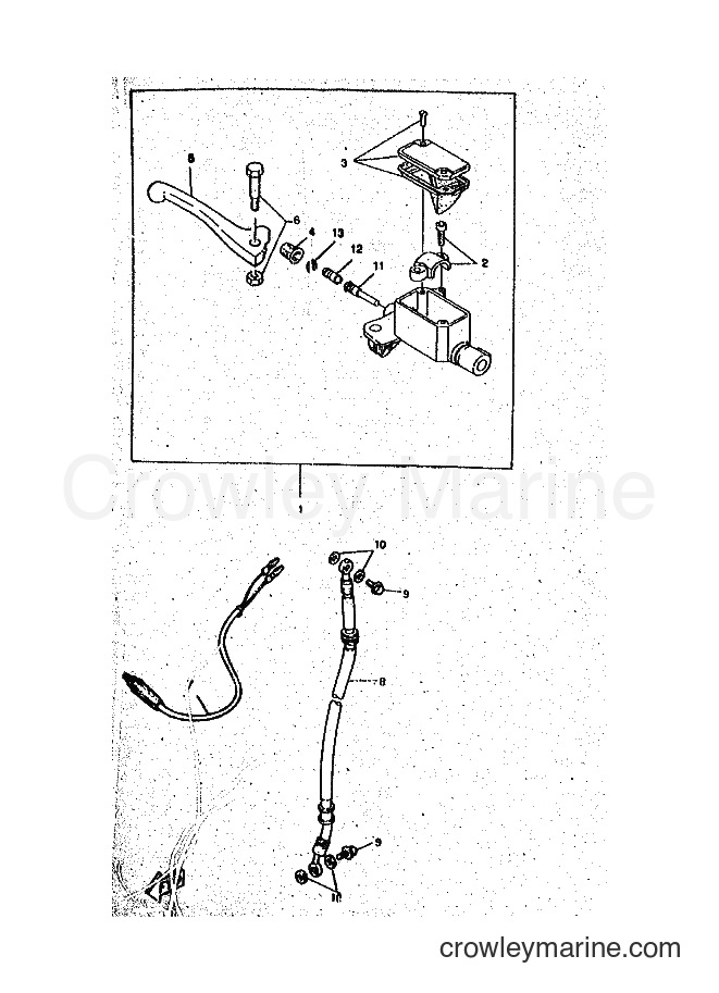 1998 Scooter CW50RSP - CW50RSP (4WS5) [010] - FRONT MASTER CYLINDER