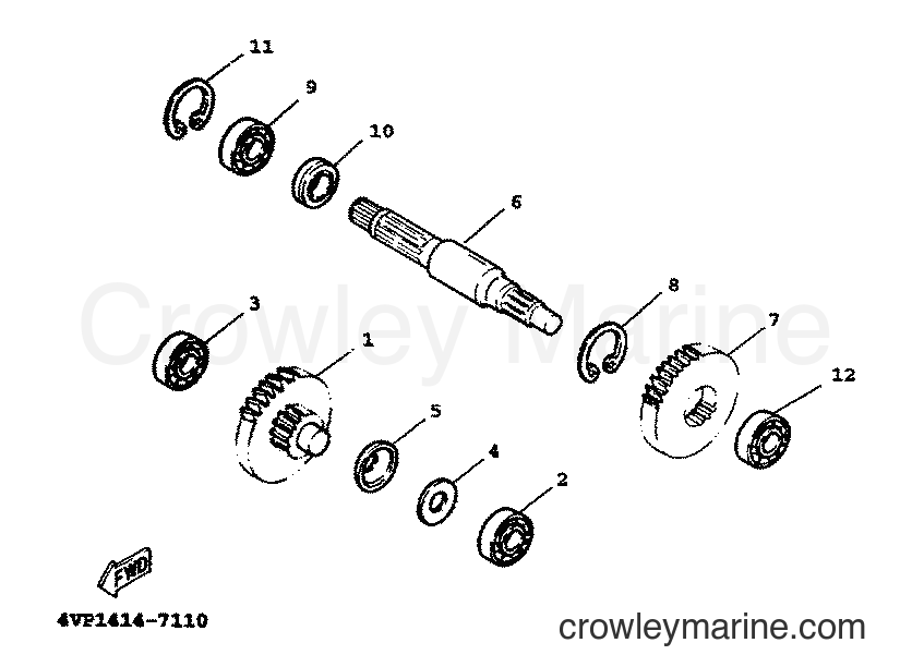 1999 Scooter YW100T - YW100T (5JY1) [010] - TRANSMISSION