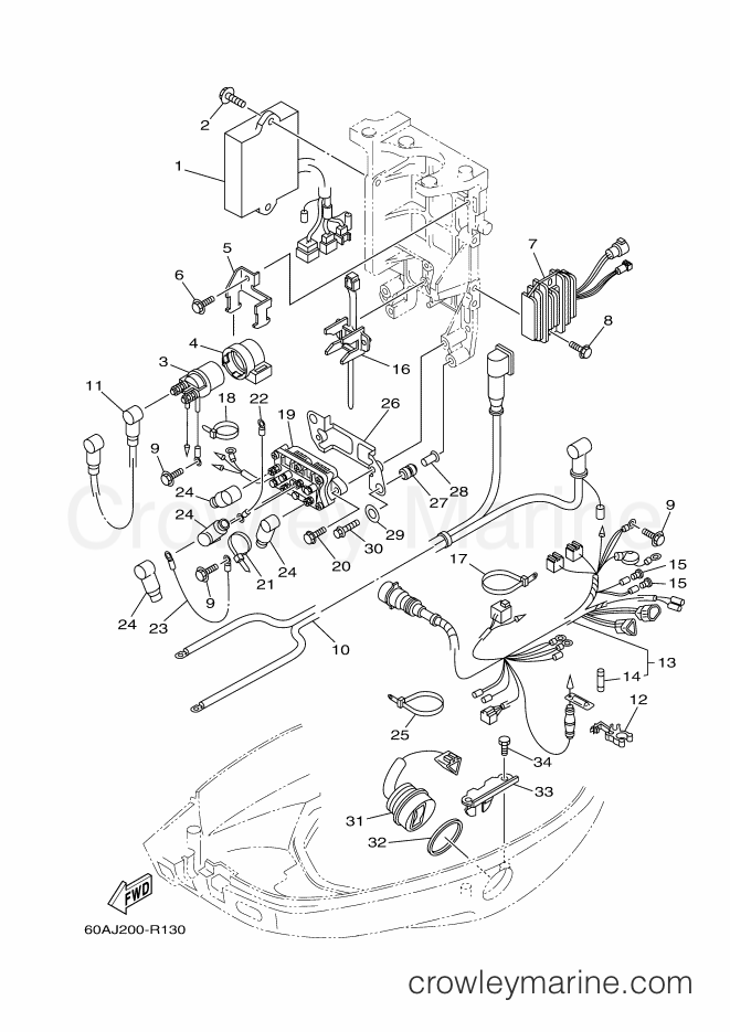 Yamaha Motors FT50CETX (61SG) [370] - ELECTRICAL 2
