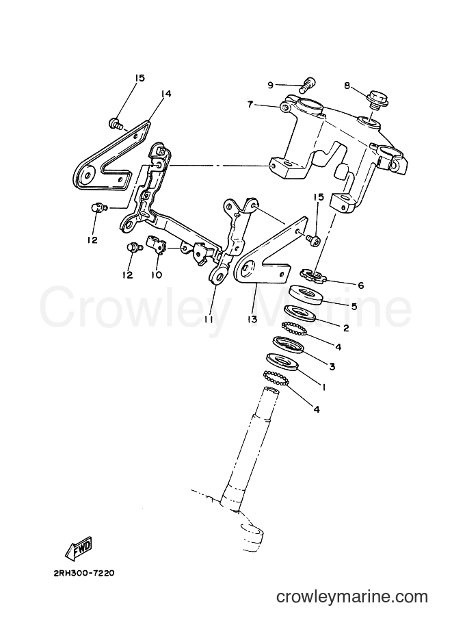 1987 Scooter TZR75 - TZR75 (2UV) [999] - STEERING