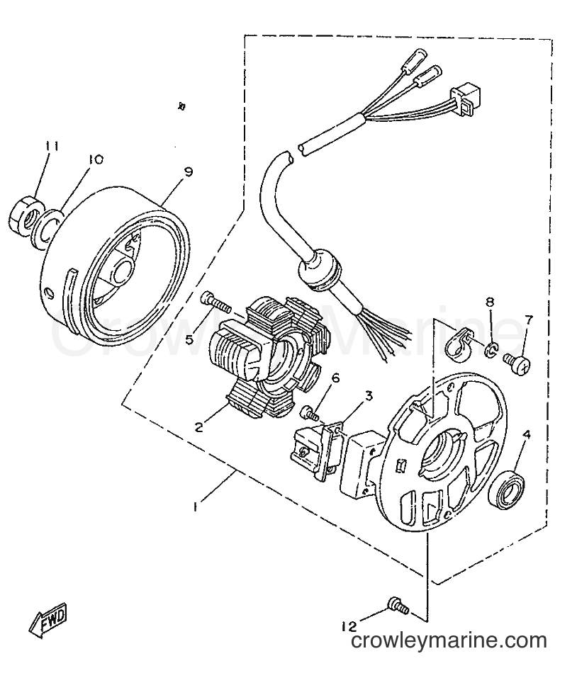 1996 Scooter YA50M - YA50M (3UG1) [999] - LICHTMASCHINE