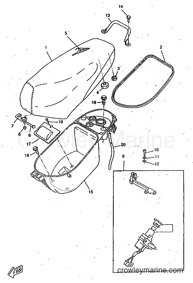 1998 Scooter CW50RSX - CW50RSX (5AA3) [999] - FRONT WHEEL