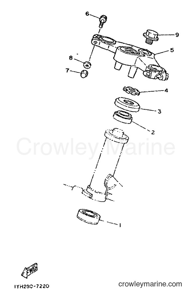 1992 Street Bike RD350 - RD350 (4CE4) [999] - STEERING