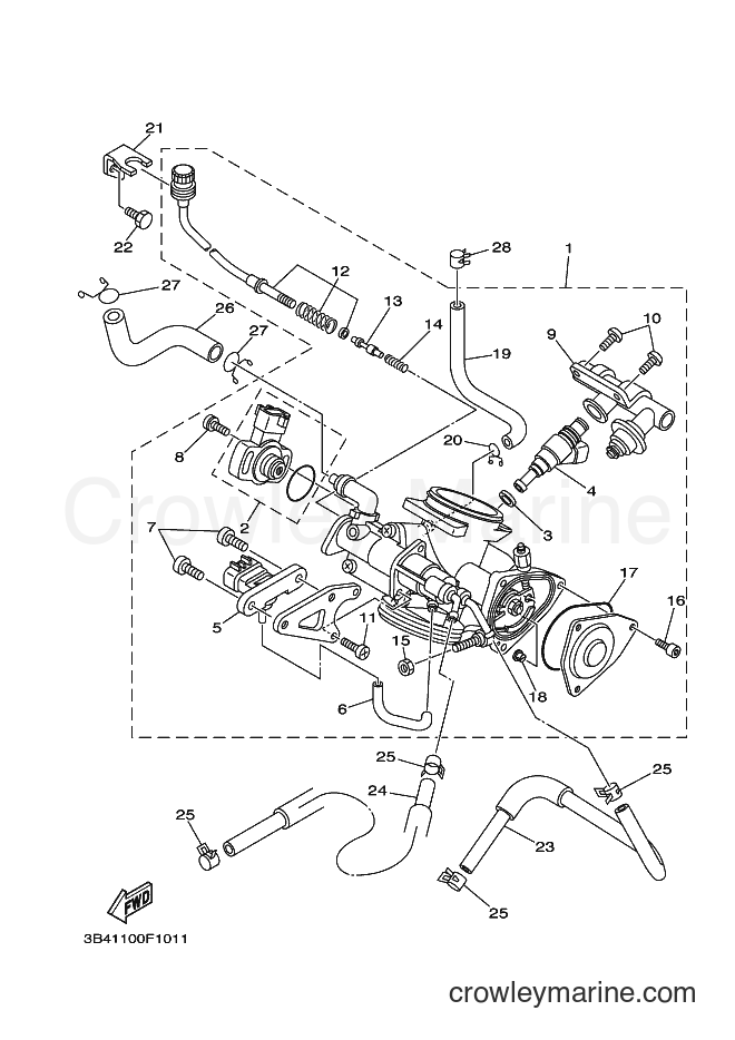 2007 ATV YFM700FWAD - YFM700FWAD (3B4B) [010] - THROTTLE BODY ASSY 1