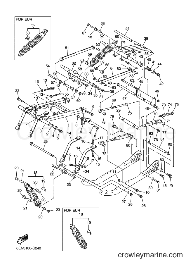 2004 Snowmobile SXV700 - SXV700 (8EN4) [020] - TRACK SUSPENSION 2