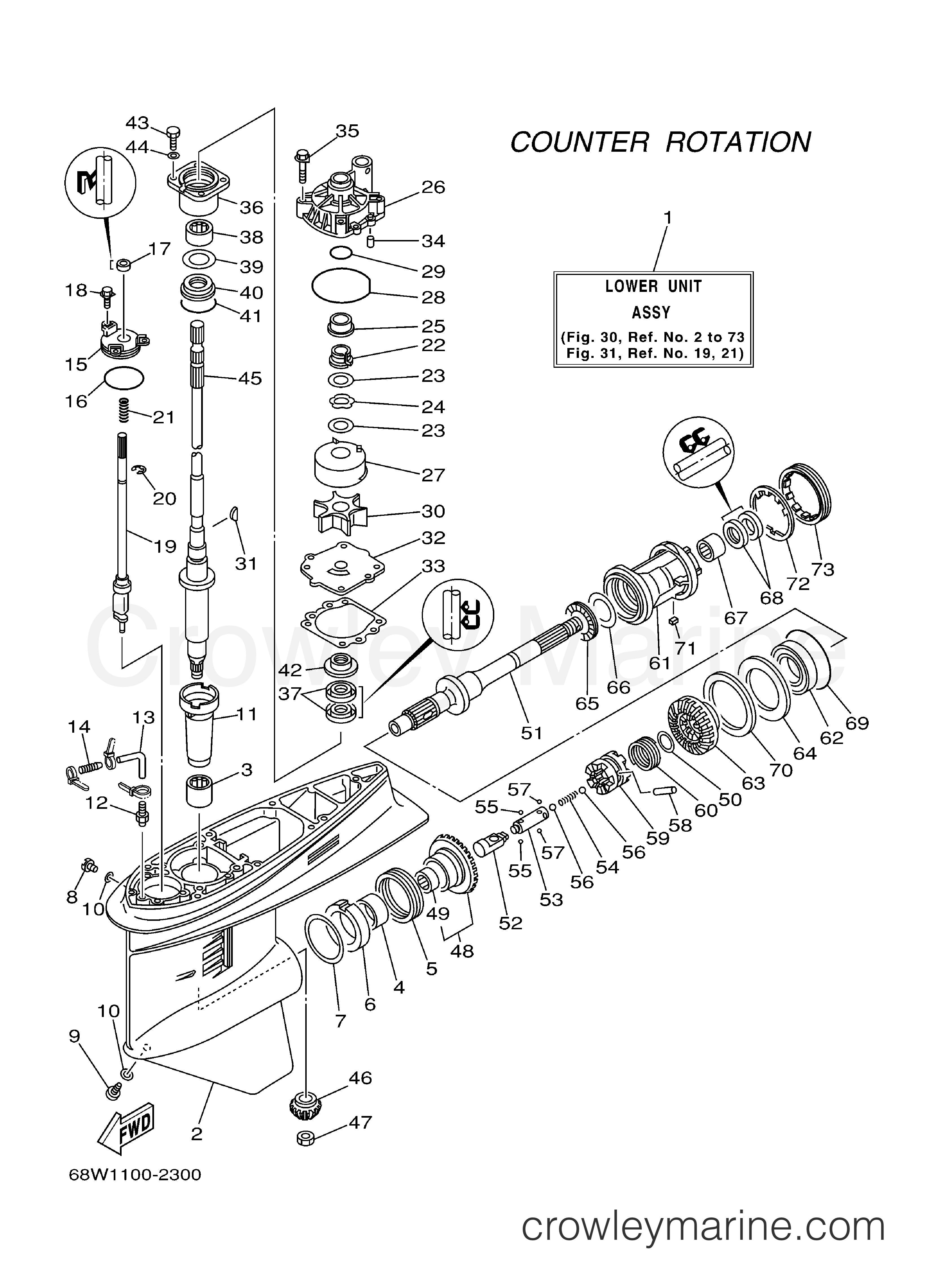 Yamaha Motors LF115TXRB - LOWER CASING DRIVE 3 LF115
