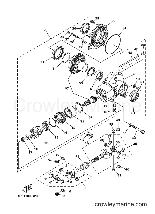 2005 ATV YFM450FWAN - YFM450FWAN (1D92) [010] - DRIVE SHAFT