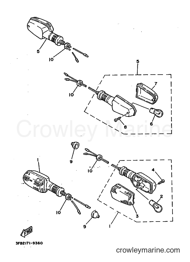 1989 Street Bike RZ350 - RZ350 (3FB2) [010] - FLASHER LIGHT