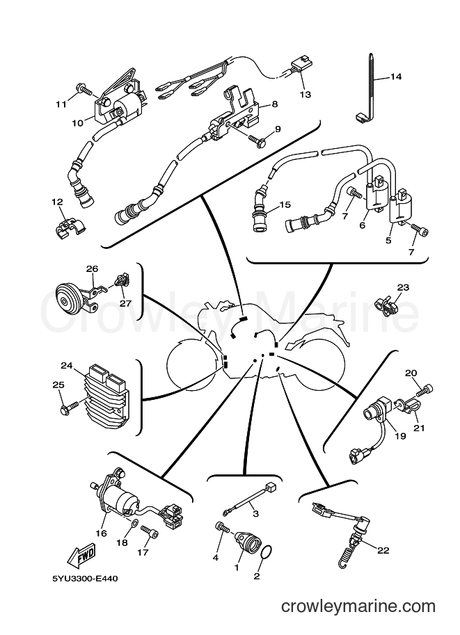 2007 Street Bike MT01 - MT01 (5YUB) [030] - ELECTRICAL 1