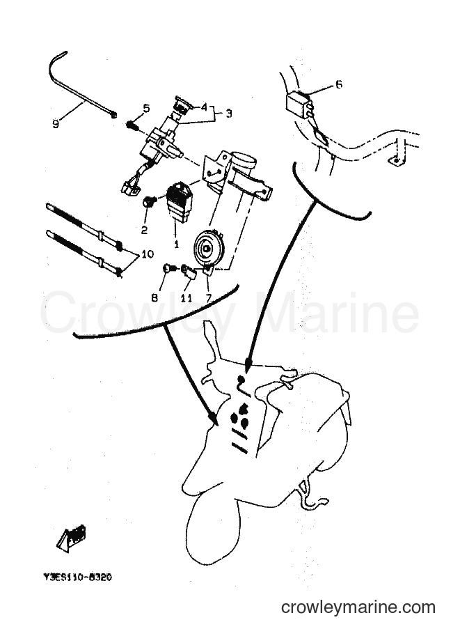 Yamaha Motors CW50 (3ES2) [010] - ELECTRICAL 1