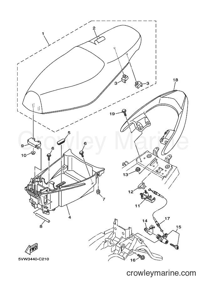 2009 Scooter AL115C - AL115C (28DA) [010] - SEAT