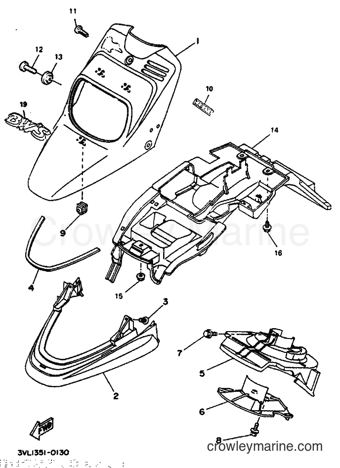 1992 Scooter CW50 - CW50 (4BX2) [999] - FENDER