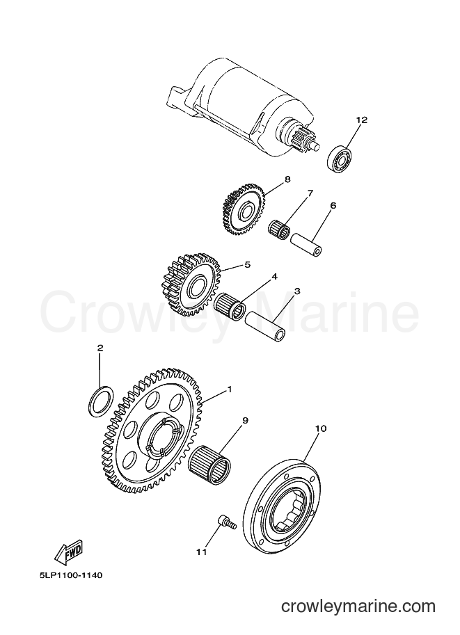 Yamaha Motors YFM660R (5LP2) [010] - STARTER