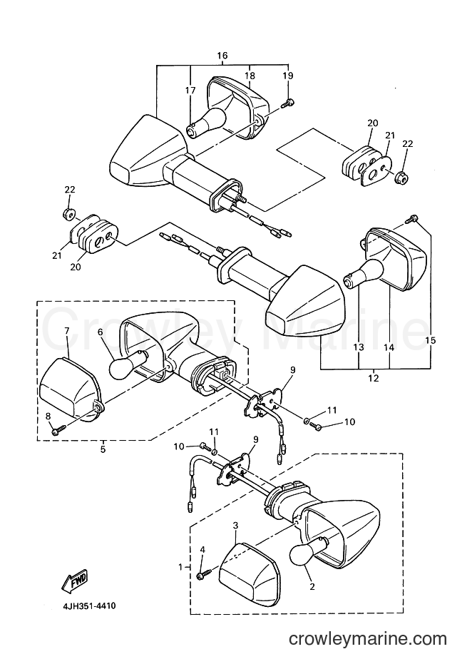 2000 Sport Bike YZF600R - YZF600R (4TV9) [010] - FLASHER LIGHT