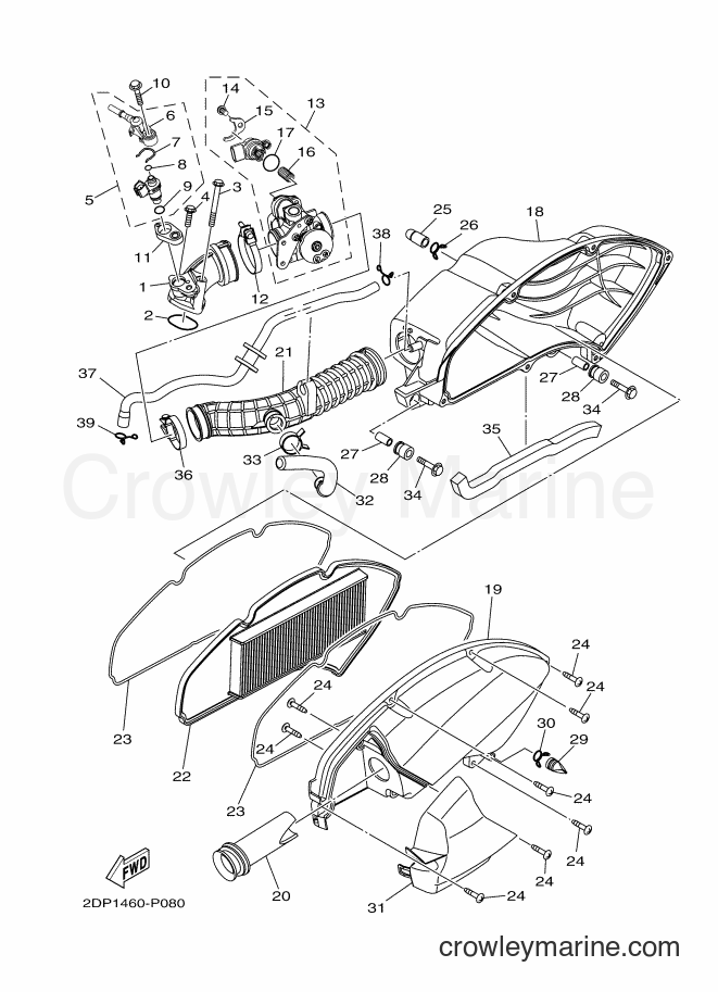 2015 Street Bike GPD150 - GPD150 (2DP2) [010] - INTAKE