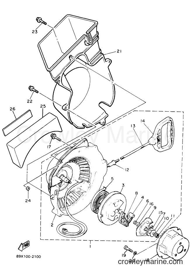 Yamaha Motors ET410TR (89Y4) [010] - STARTER