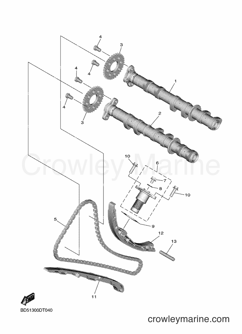 2018 Maxi-Scooter MXT850 - MXT850 (BD51) [060] - CAMSHAFT & CHAIN