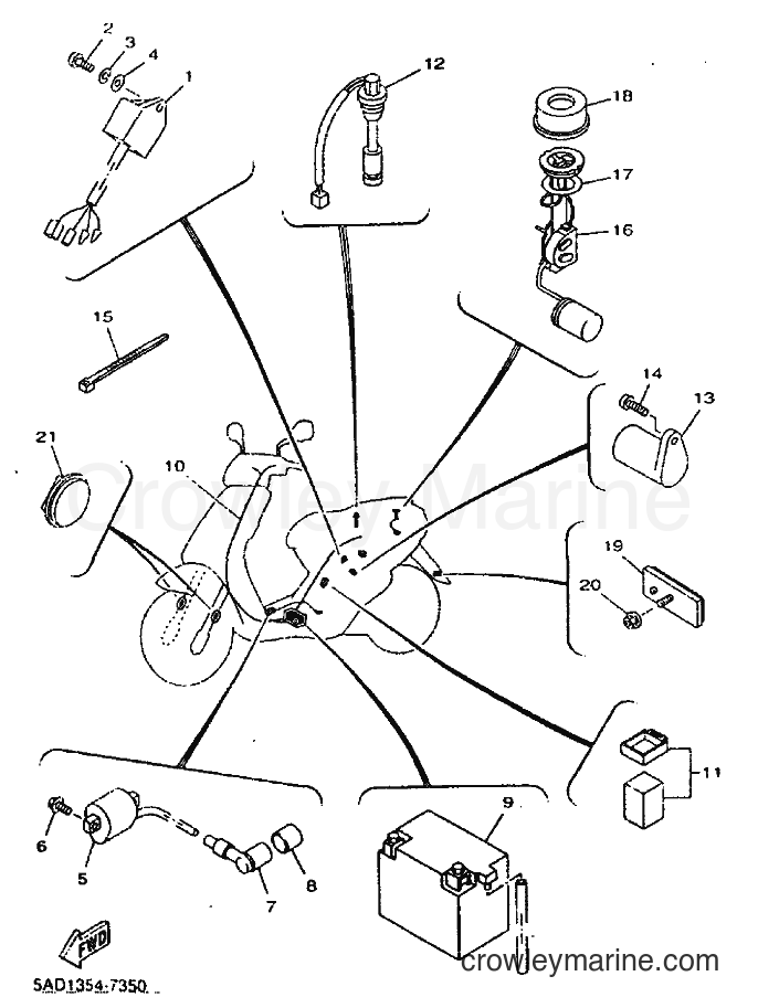 Yamaha Motors YN50 (5ADJ) [010] - ELECTRICAL 2
