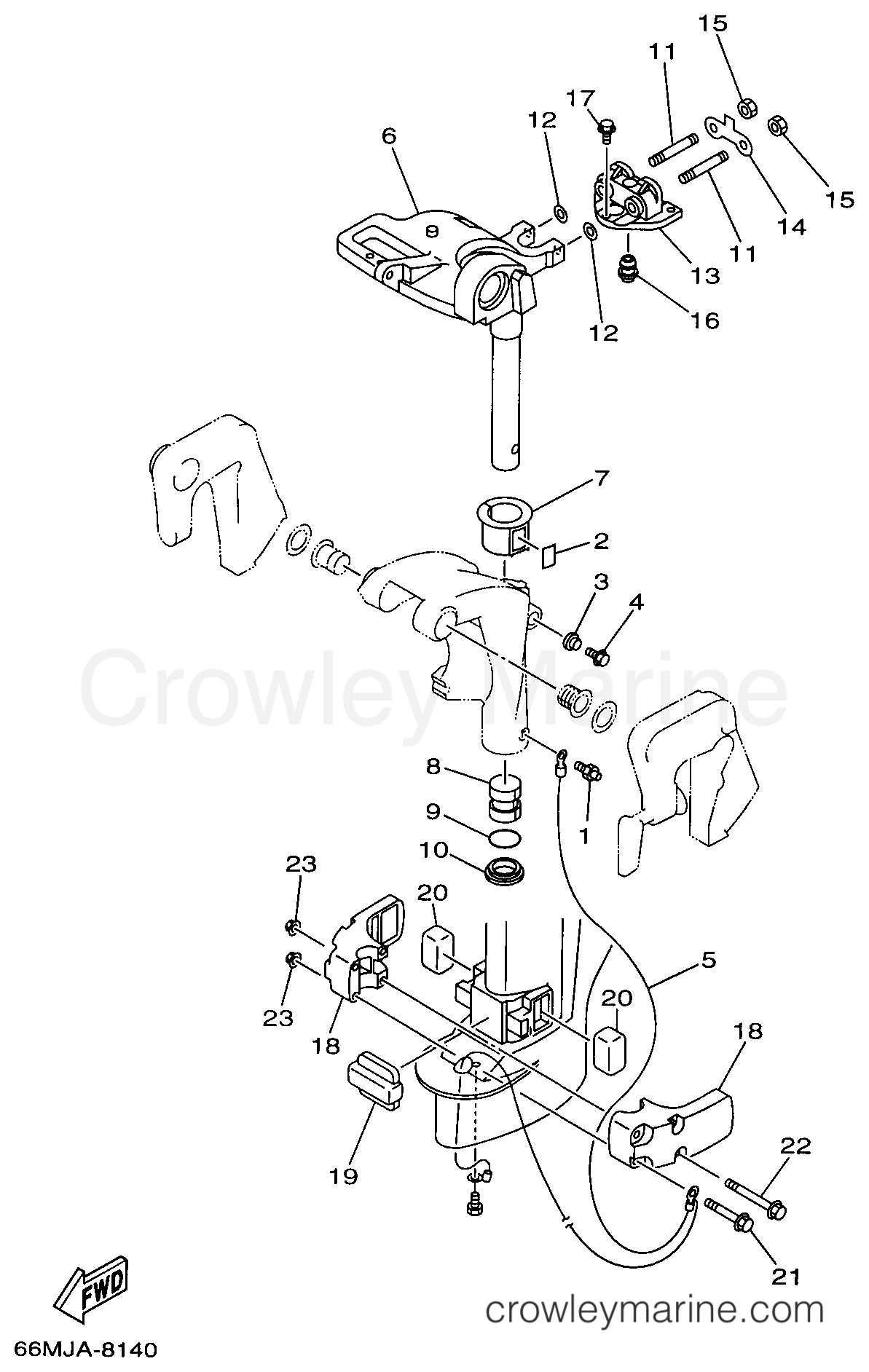 Yamaha Motors F15ESHW - BRACKET 2