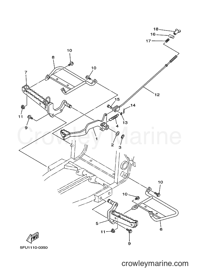 2000 ATV YFM400FWN - YFM400FWN (5FU3) [010] - STAND & FOOTREST