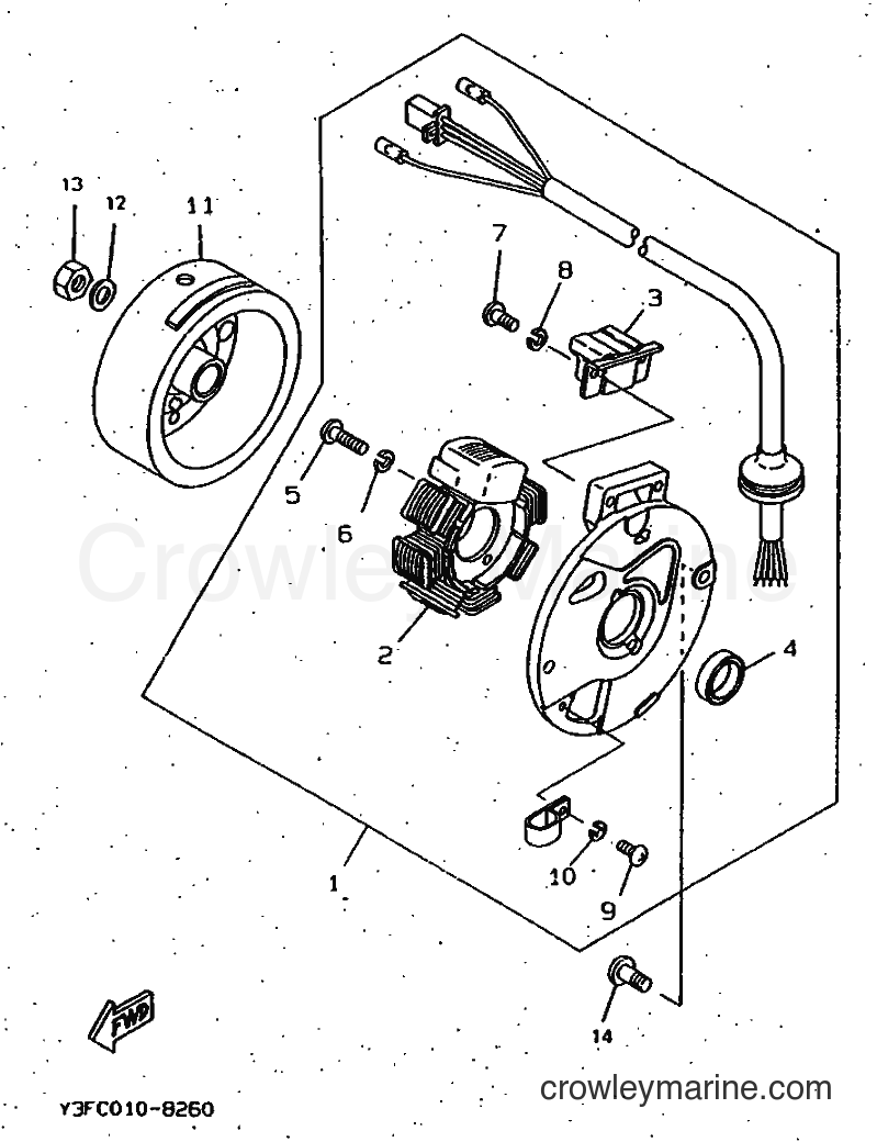 1997 Scooter CW50 - CW50 (4VV7) [999] - GENERATOR