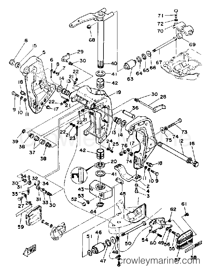 Yamaha Motors PROV150LG - BRACKET