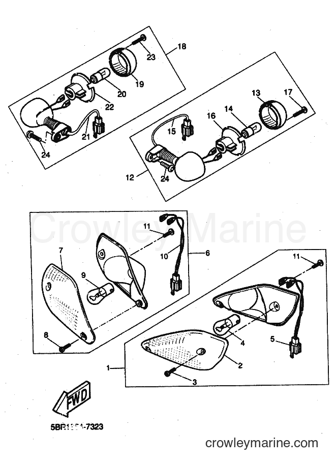 Yamaha Motors YQ50L (5KH8) [010] - FLASHER LIGHT