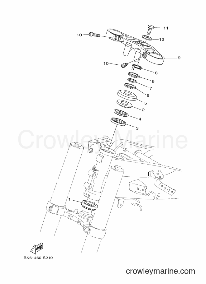 2017 Street Bike YZF155 - YZF155 (B9B2) [010] - STEERING