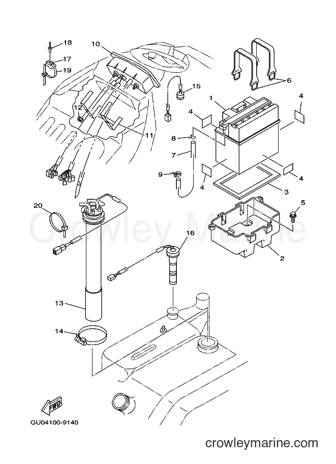 Yamaha Motors JET FOT GP800Y (66E) [02A] - ELECTRICAL 2