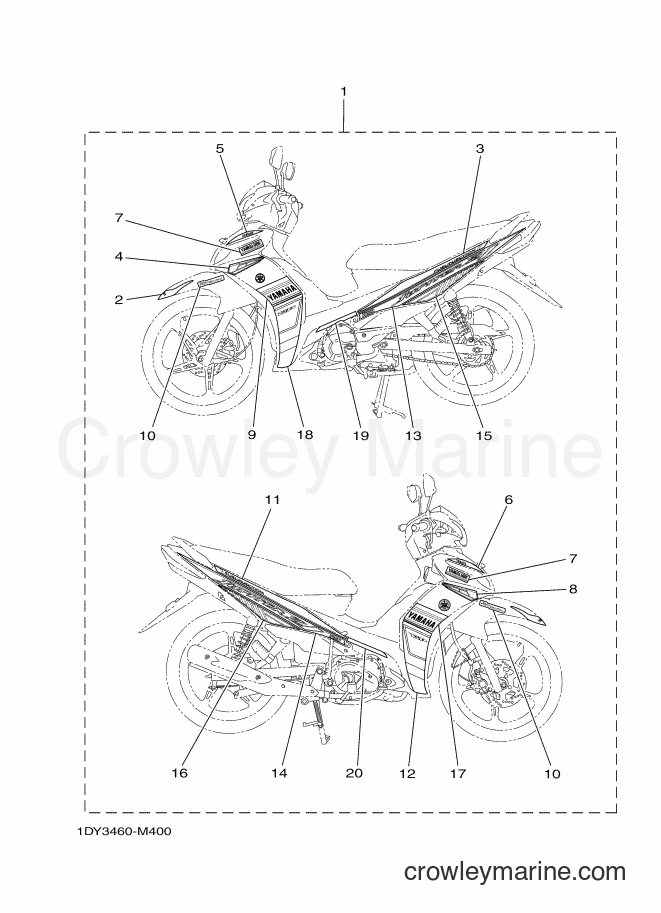 2013 Scooter T115FSEC - T115FSEC (1DY3) [010] - OPTIONAL PARTS 1