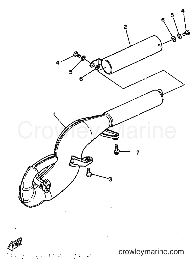 1986 Scooter ME50 - ME50 (1TK) [999] - EXHAUST