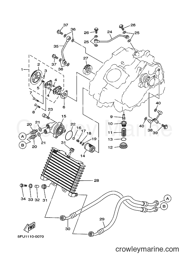 2001 ATV YFM400FWN - YFM400FWN (5FU8) [010] - OIL PUMP