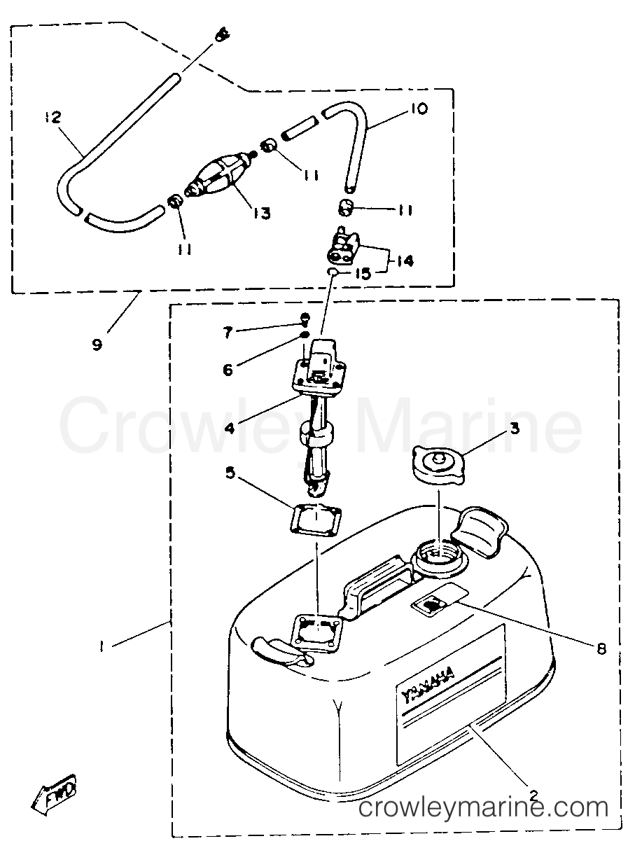 Yamaha Motors 150TXRR - FUEL SYSTEM 2