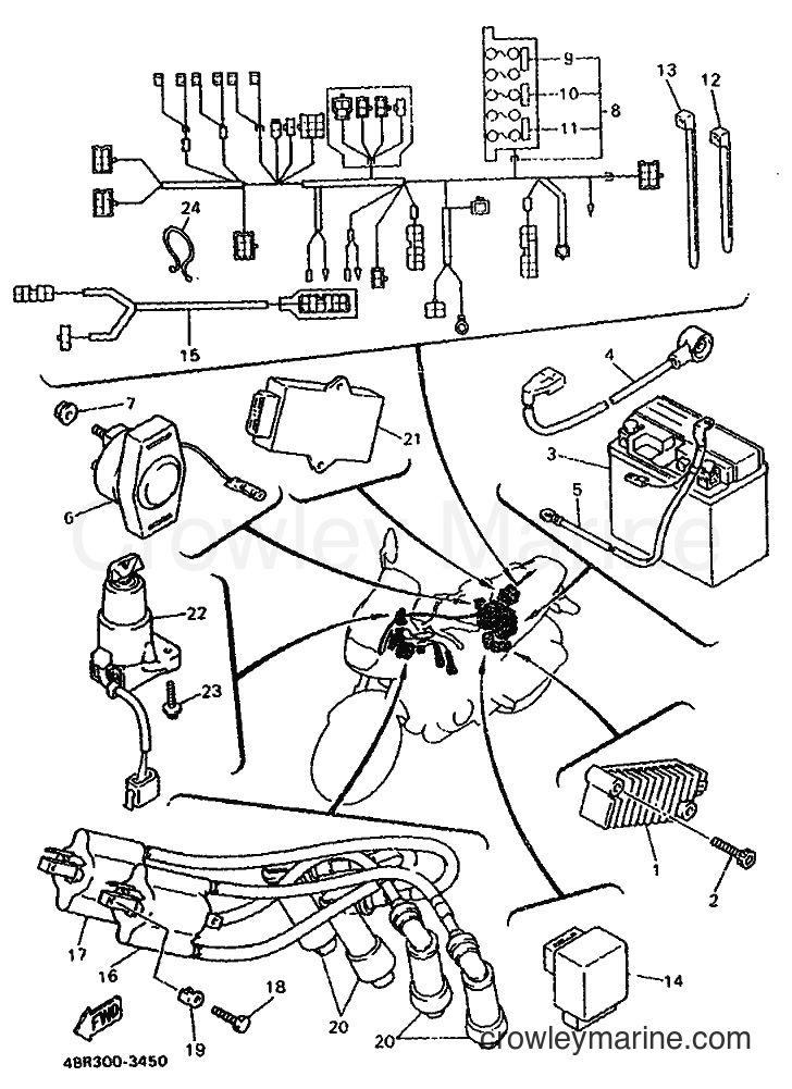 Yamaha Motors XJ600S (4EB2) [999] - ELECTRICAL 1