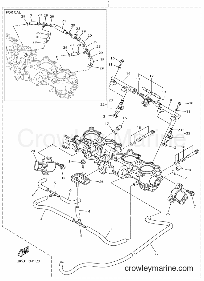 2016 Sport Bike YZF-R1 - YZF-R1 (2CRF) [010] - INTAKE 2