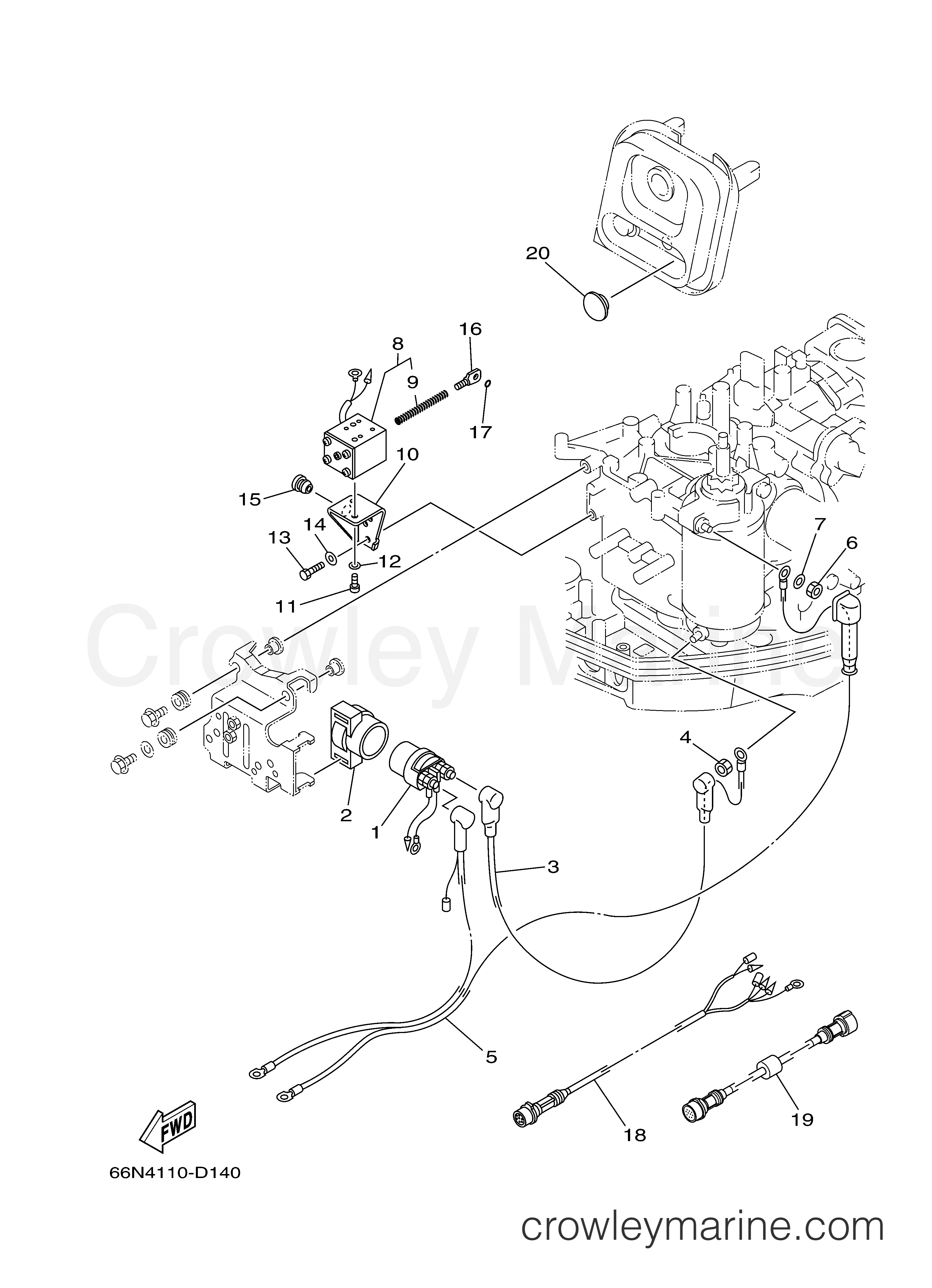 Yamaha Motors F9.9MLH2D - ELECTRICAL 2