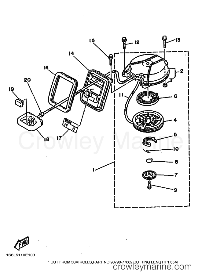 Yamaha Motors 3A (6L5) [030] - STARTER
