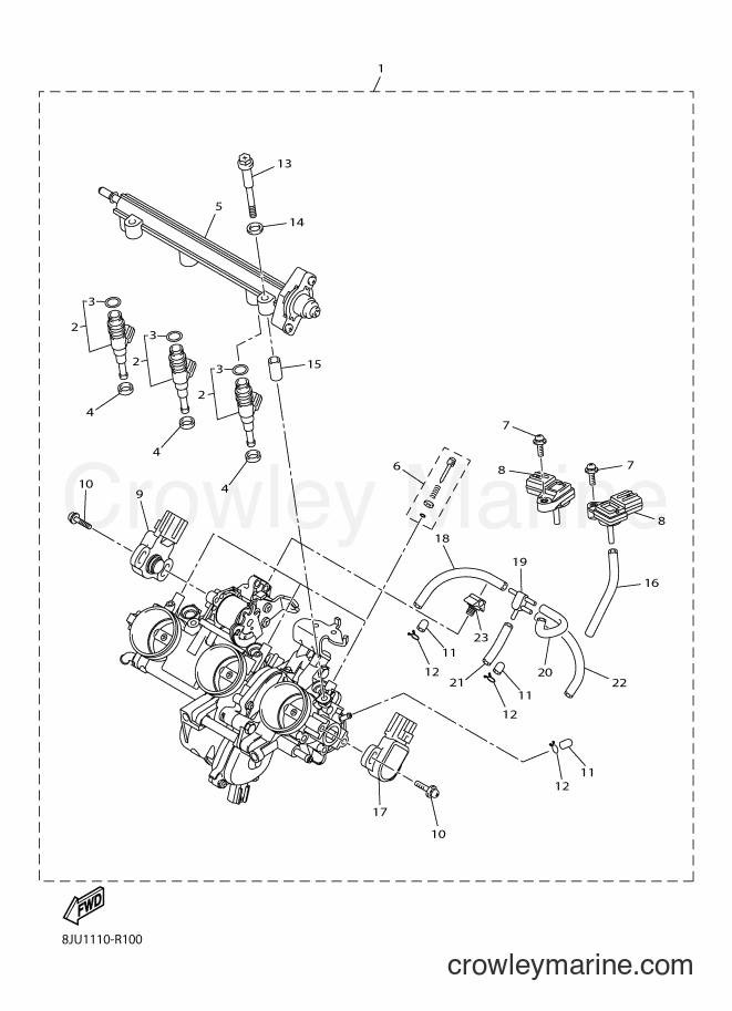 Yamaha Motors RS10ST2 (8LD1) [020] - INTAKE 2