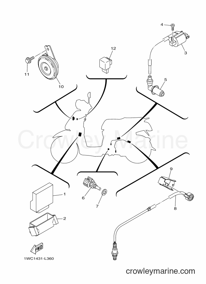 Yamaha Motors XC115S (1WC3) [010] - ELECTRICAL 2