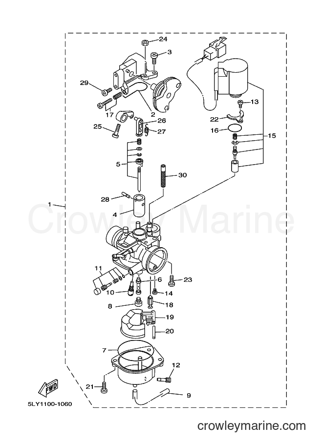 2003 Scooter YJ50R - YJ50R (5PP5) [010] - CARBURETOR