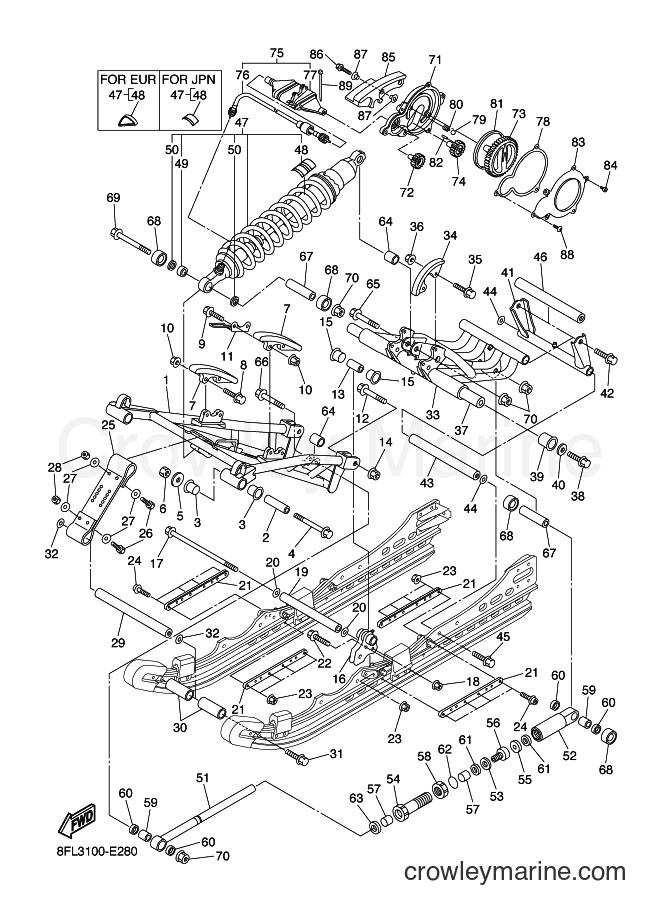 2006 Snowmobile RS10ST - RS10ST (8FL3) [020] - TRACK SUSPENSION 2