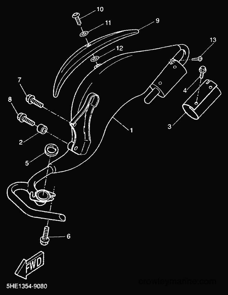 1999 Scooter YQ50L - YQ50L (5HER) [010] - EXHAUST