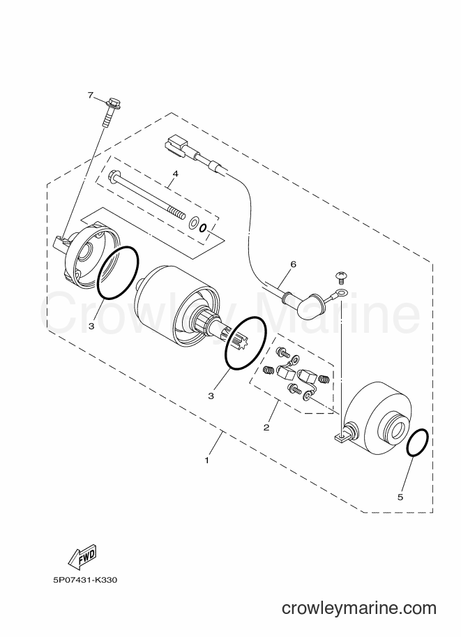 2011 Scooter AT135C - AT135C (5P08) [010] - STARTING MOTOR