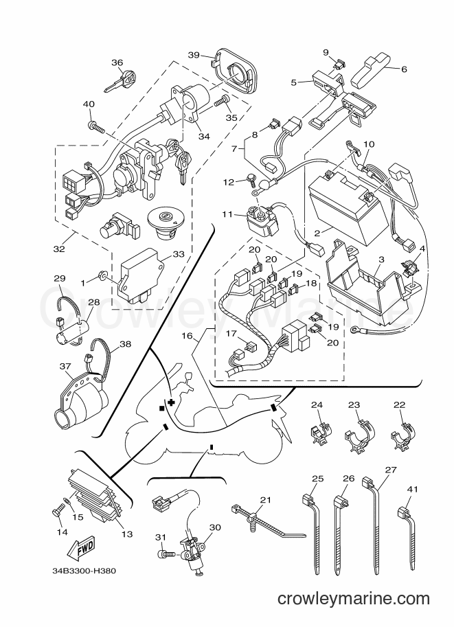 Yamaha Motors YP400A (34BB) [040] - ELECTRICAL 1