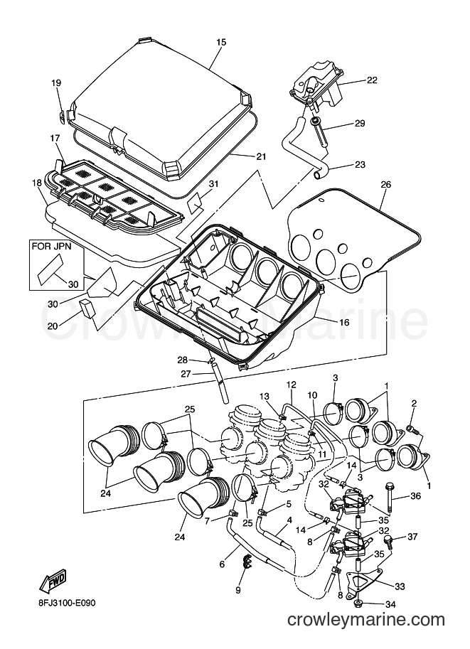 Yamaha Motors RS10ST (8FL3) [020] - INTAKE