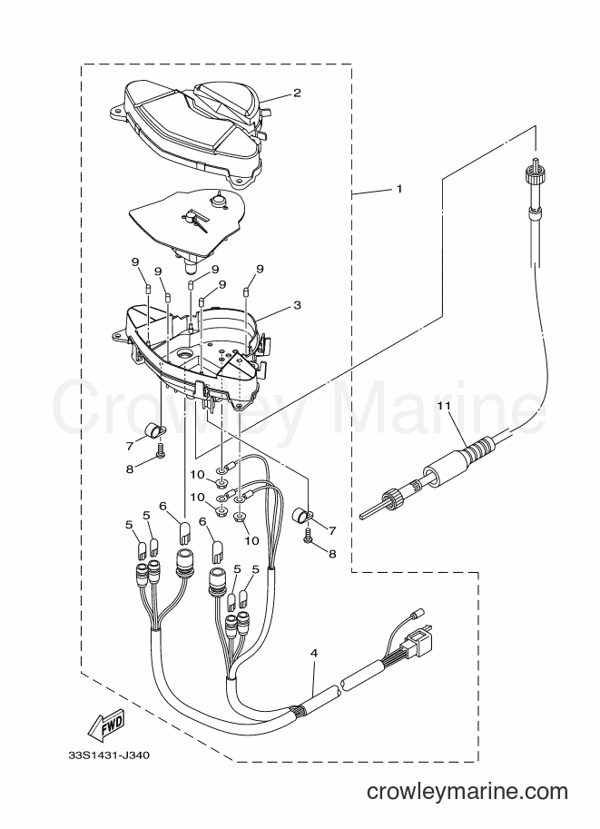 Yamaha Motors AL125C (33SC) [010] - METER