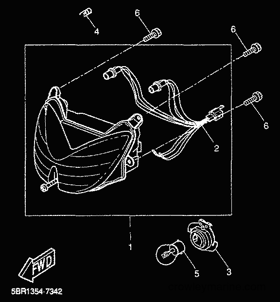2000 Scooter YQ50L - YQ50L (5HEV) [010] - FARO DELANTERO