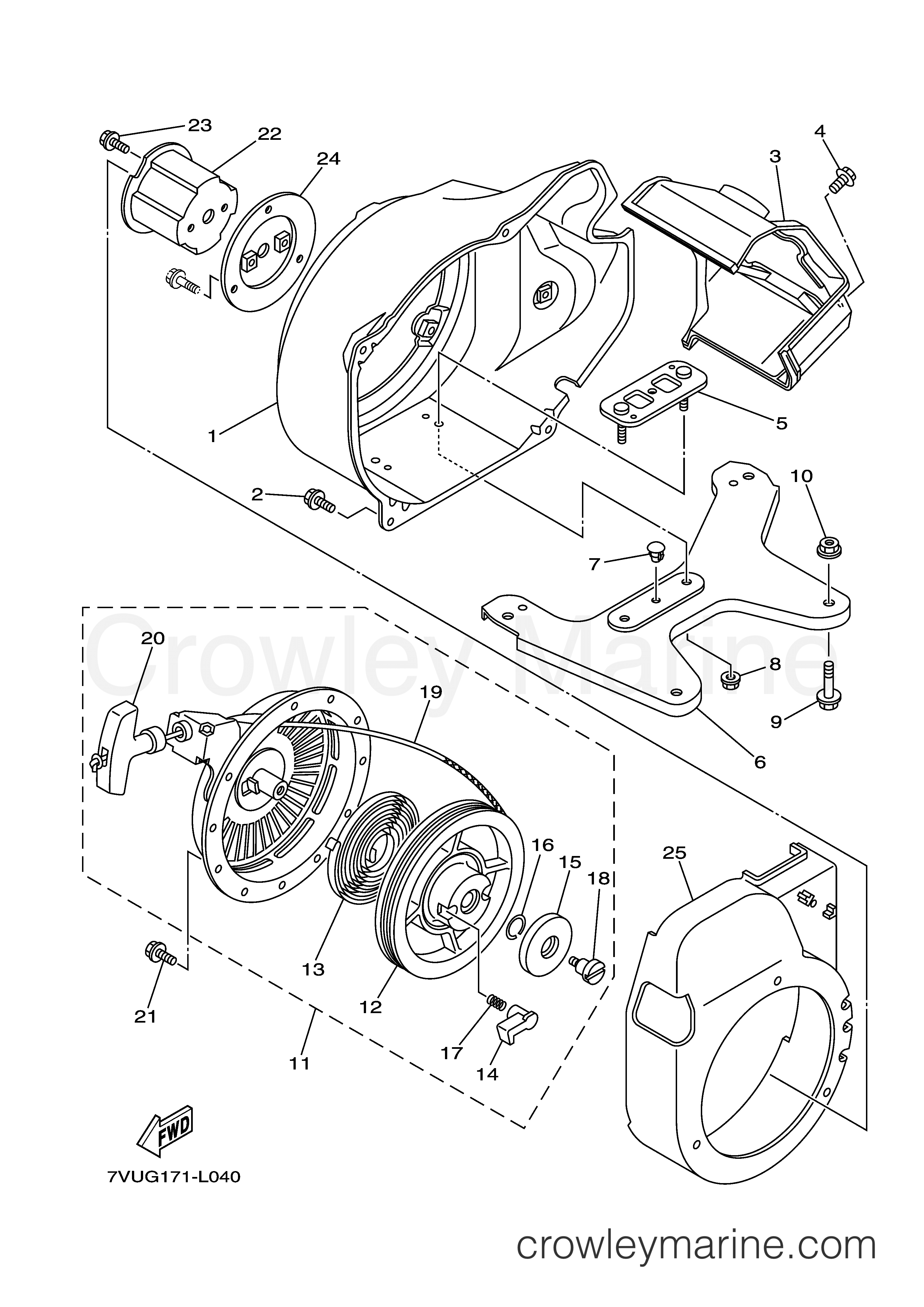 Yamaha Motors EF2800IK - AIR SHROUD STARTER